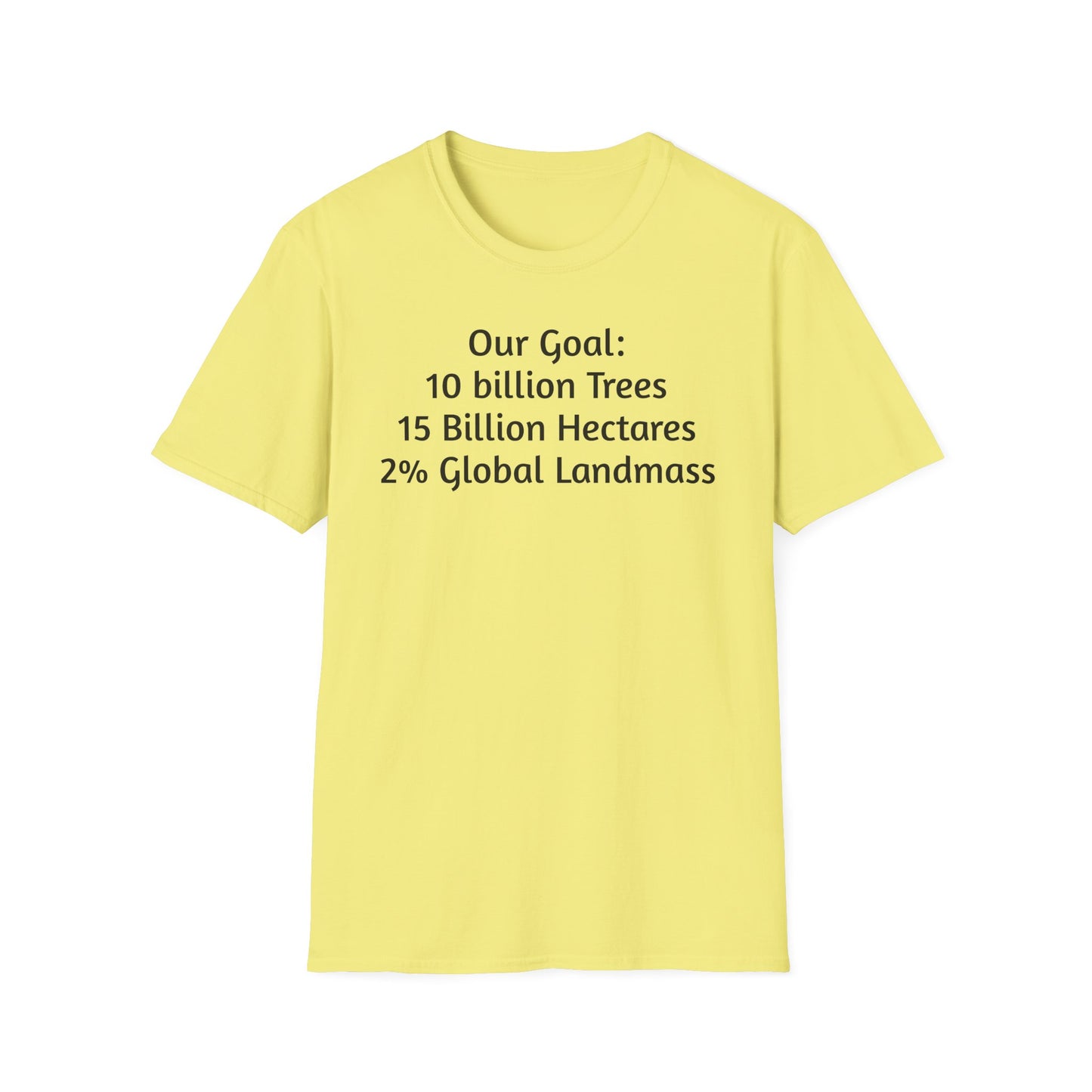 Eco-Friendly Unisex Softstyle T-Shirt - Our Goal: 10 Billion Trees & Carbon Neutrality