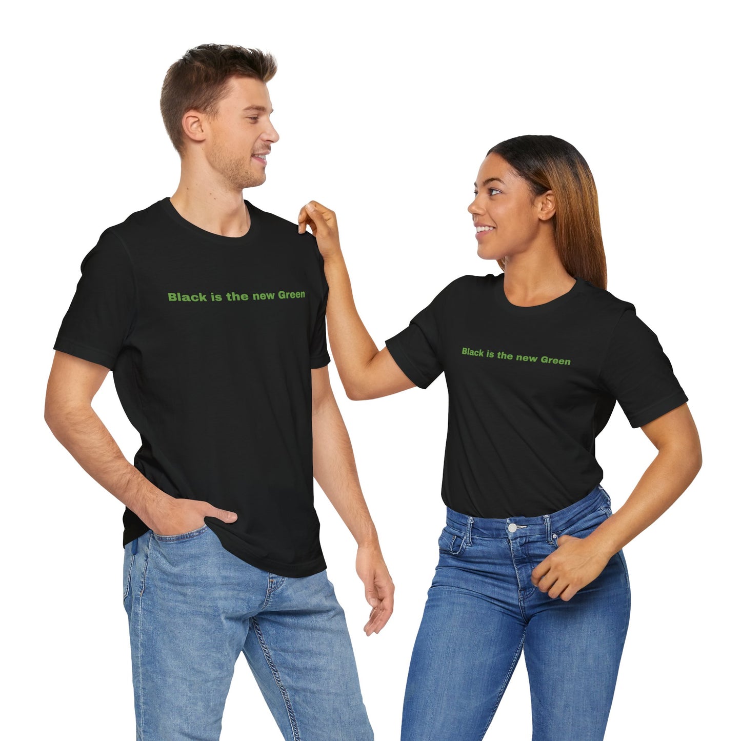 Eco-Friendly Unisex Tee - 'Black is the New Green' #TreeShirt