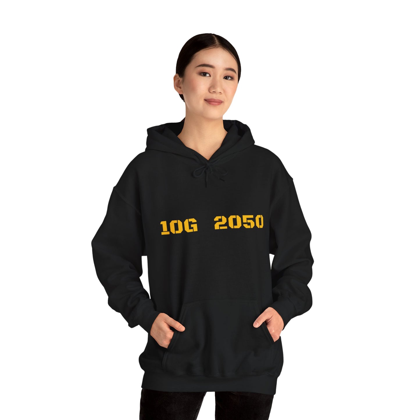 Unisex Heavy Blend Hoodie - 10G 2050 Design | Cozy Streetwear for Everyday Wear