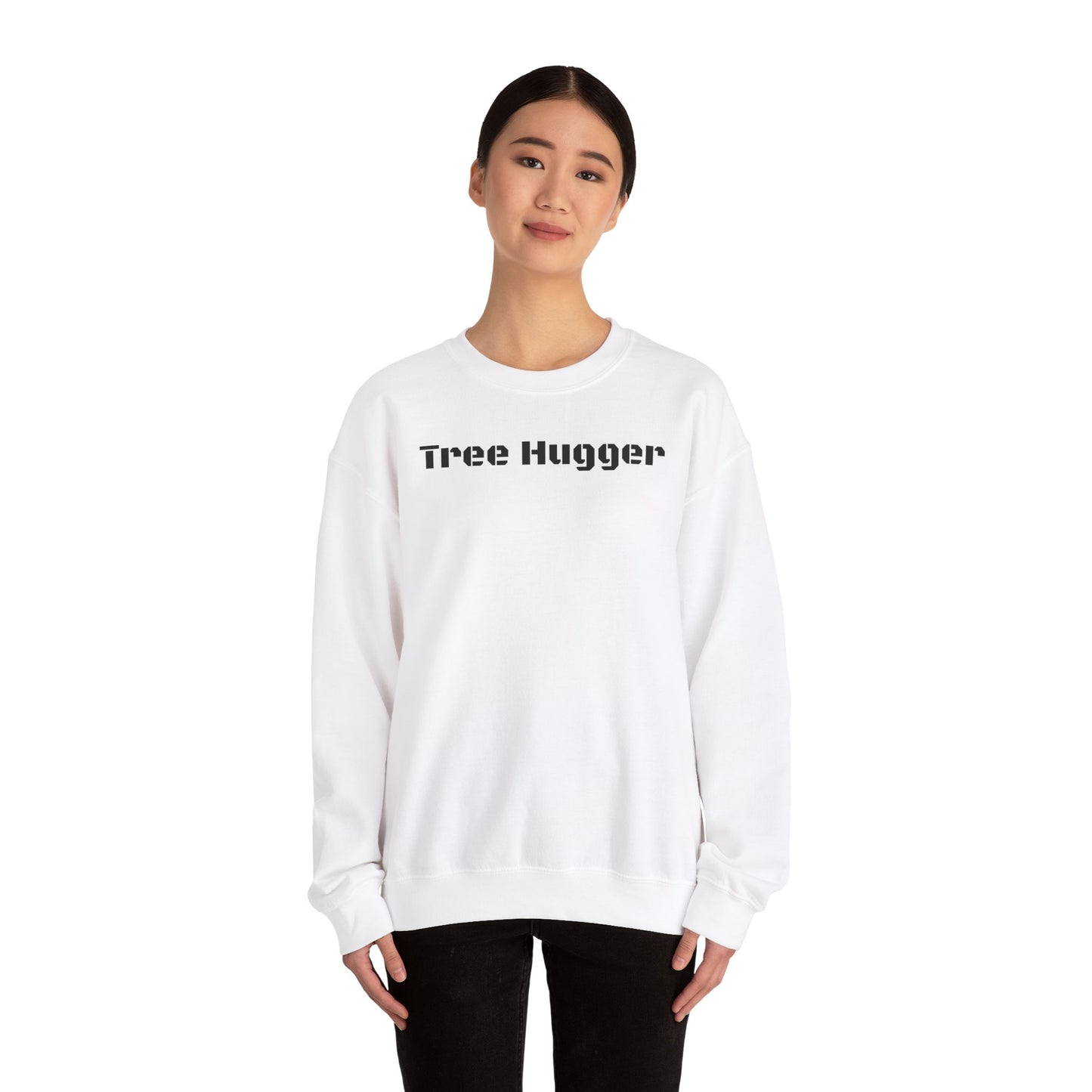 Tree Hugger Unisex Heavy Blend™ Crewneck Sweatshirt - Eco-Friendly Fashion