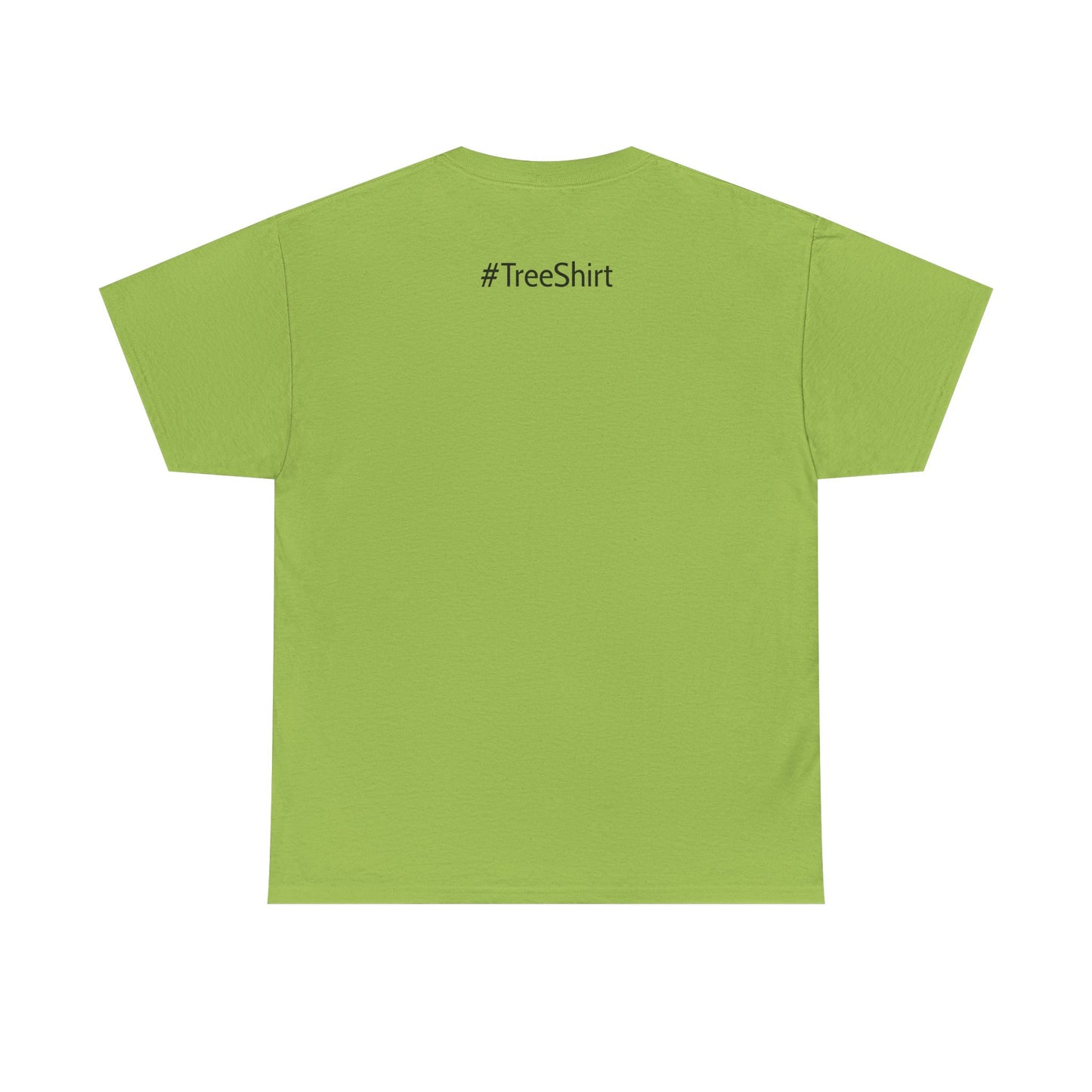 Eco-Friendly Unisex Heavy Cotton Tee - Pro Green & #TreeShirt