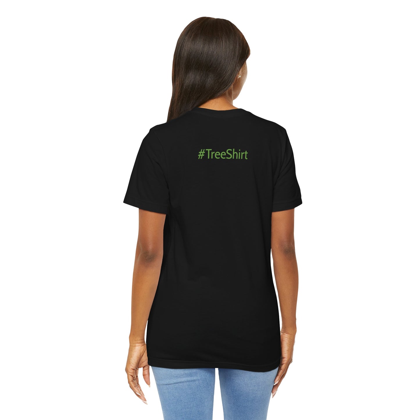Eco-Friendly Unisex Tee - 'Black is the New Green' #TreeShirt