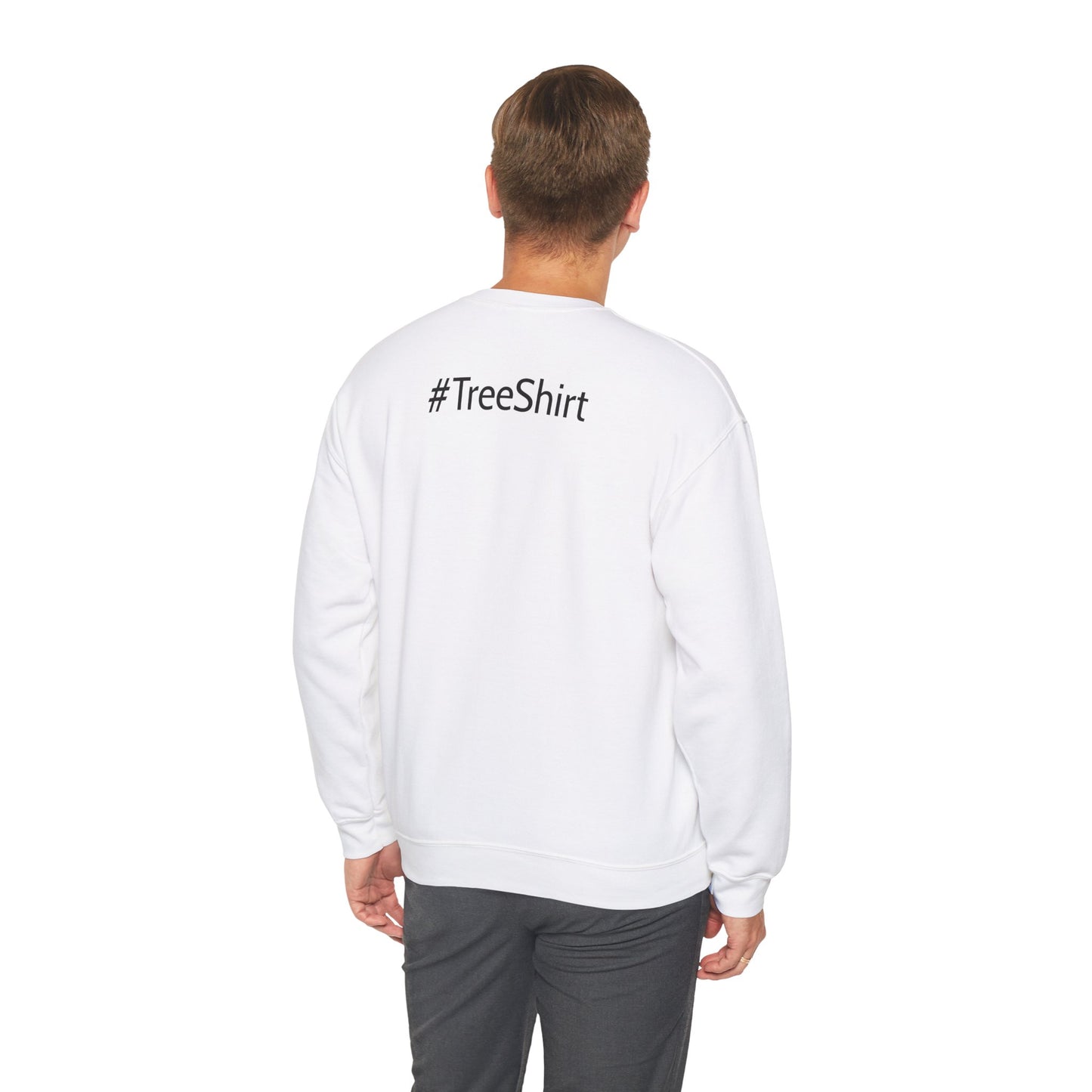 Tree Hugger Unisex Heavy Blend™ Crewneck Sweatshirt - Eco-Friendly Fashion