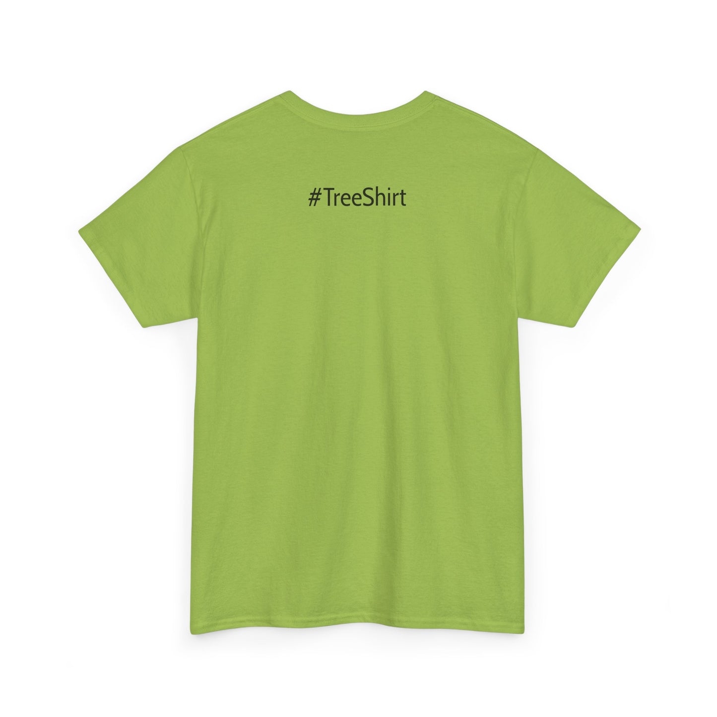 Eco-Friendly Unisex Heavy Cotton Tee - Pro Green & #TreeShirt