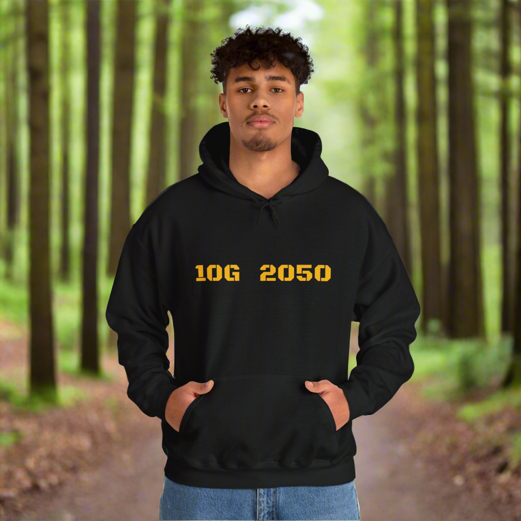 Unisex Heavy Blend Hoodie - 10G 2050 Design | Cozy Streetwear for Everyday Wear