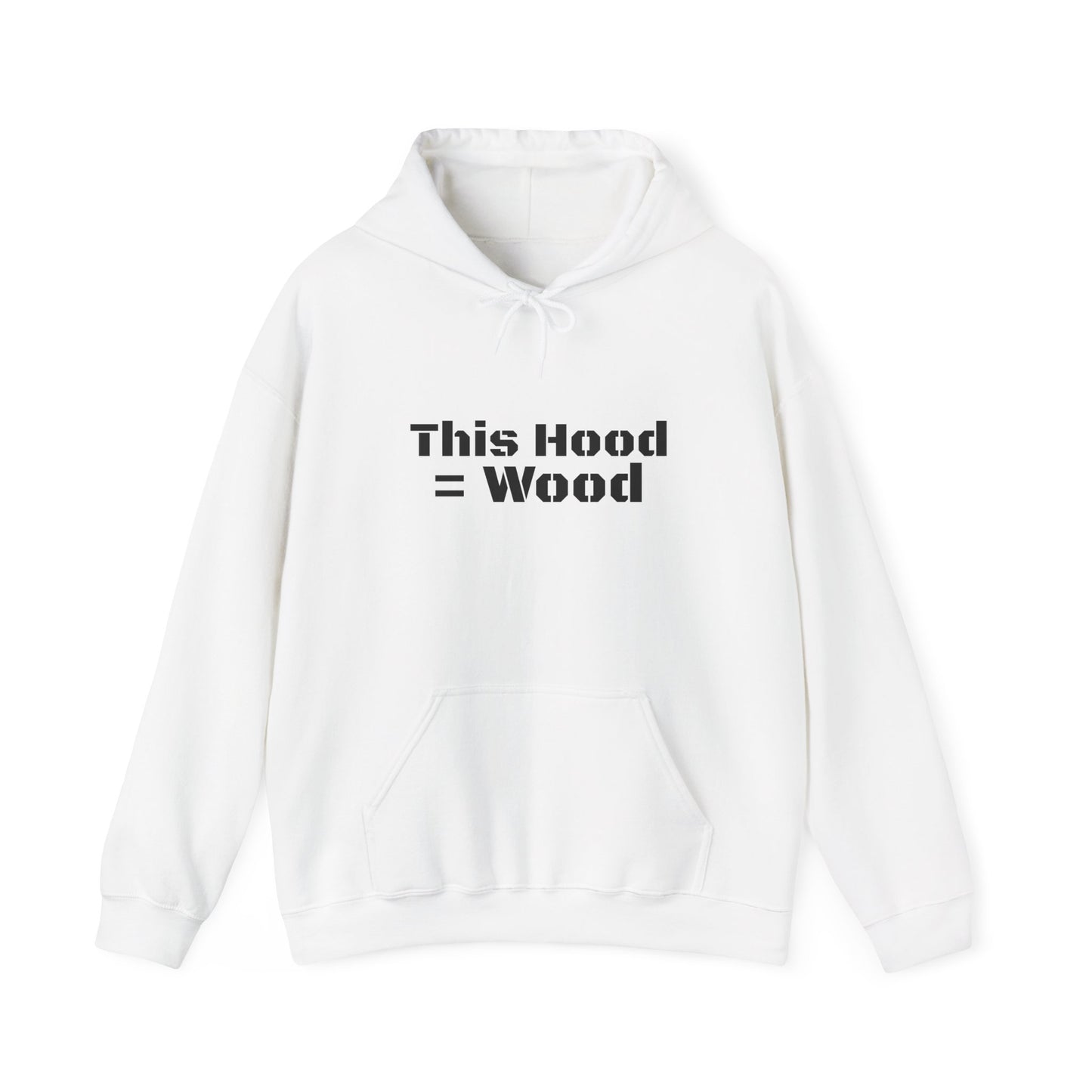 Cozy Unisex Heavy Blend™ Hooded Sweatshirt 'This Hod = Wood' - Perfect for Relaxing at Home or Casual Outings