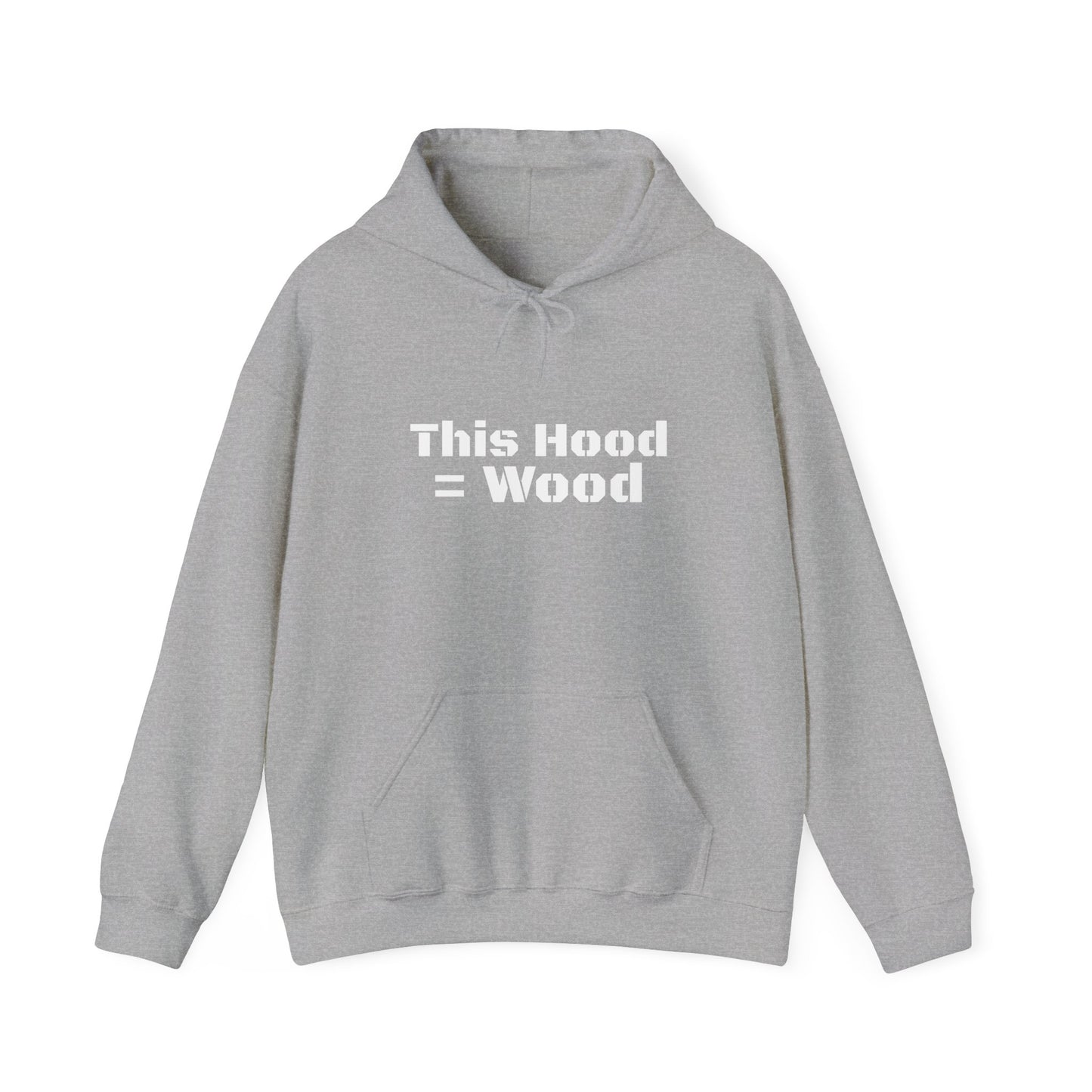 Cozy Unisex Heavy Blend™ Hooded Sweatshirt 'This Hod = Wood' - Perfect for Relaxing at Home or Casual Outings