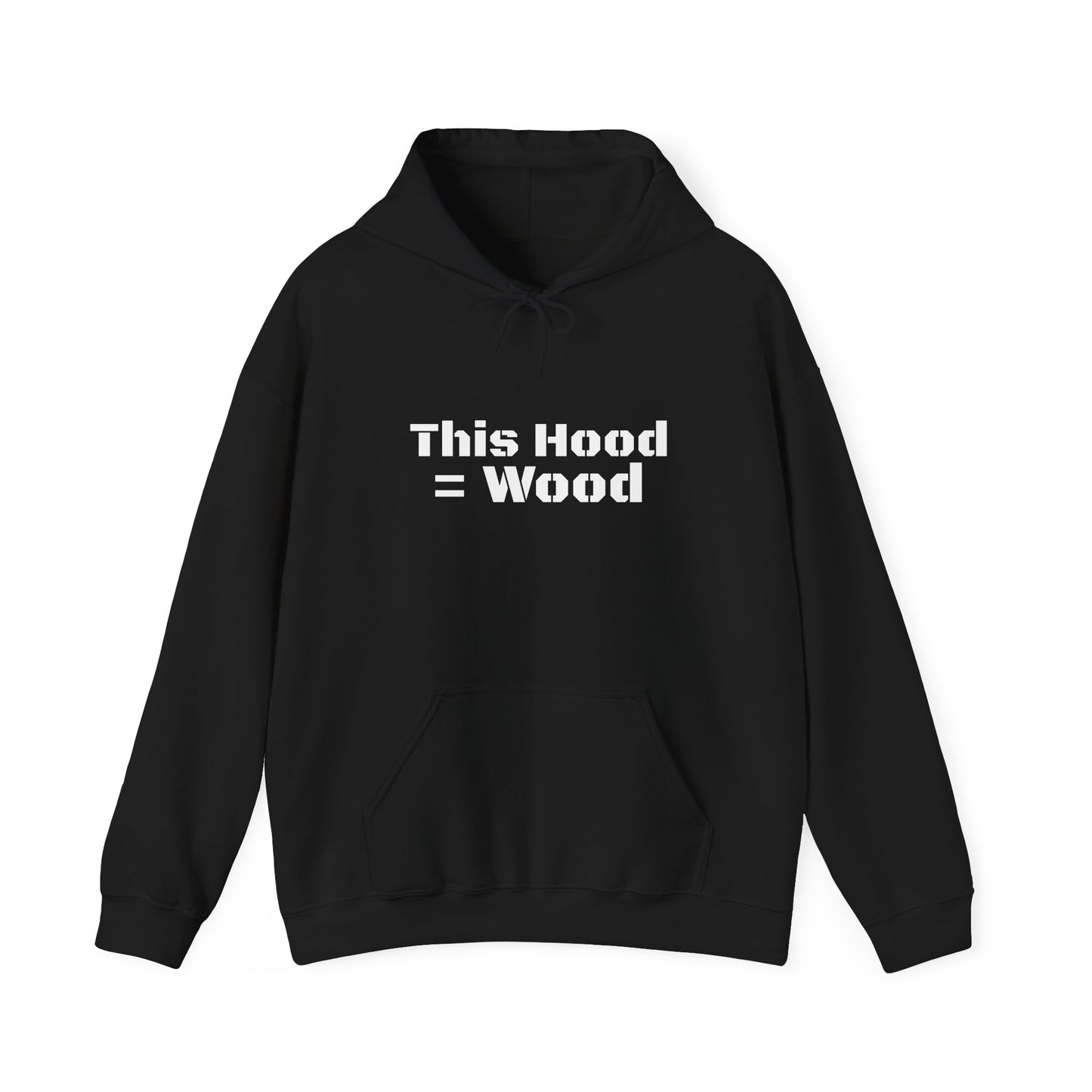 Cozy Unisex Heavy Blend™ Hooded Sweatshirt 'This Hod = Wood' - Perfect for Relaxing at Home or Casual Outings